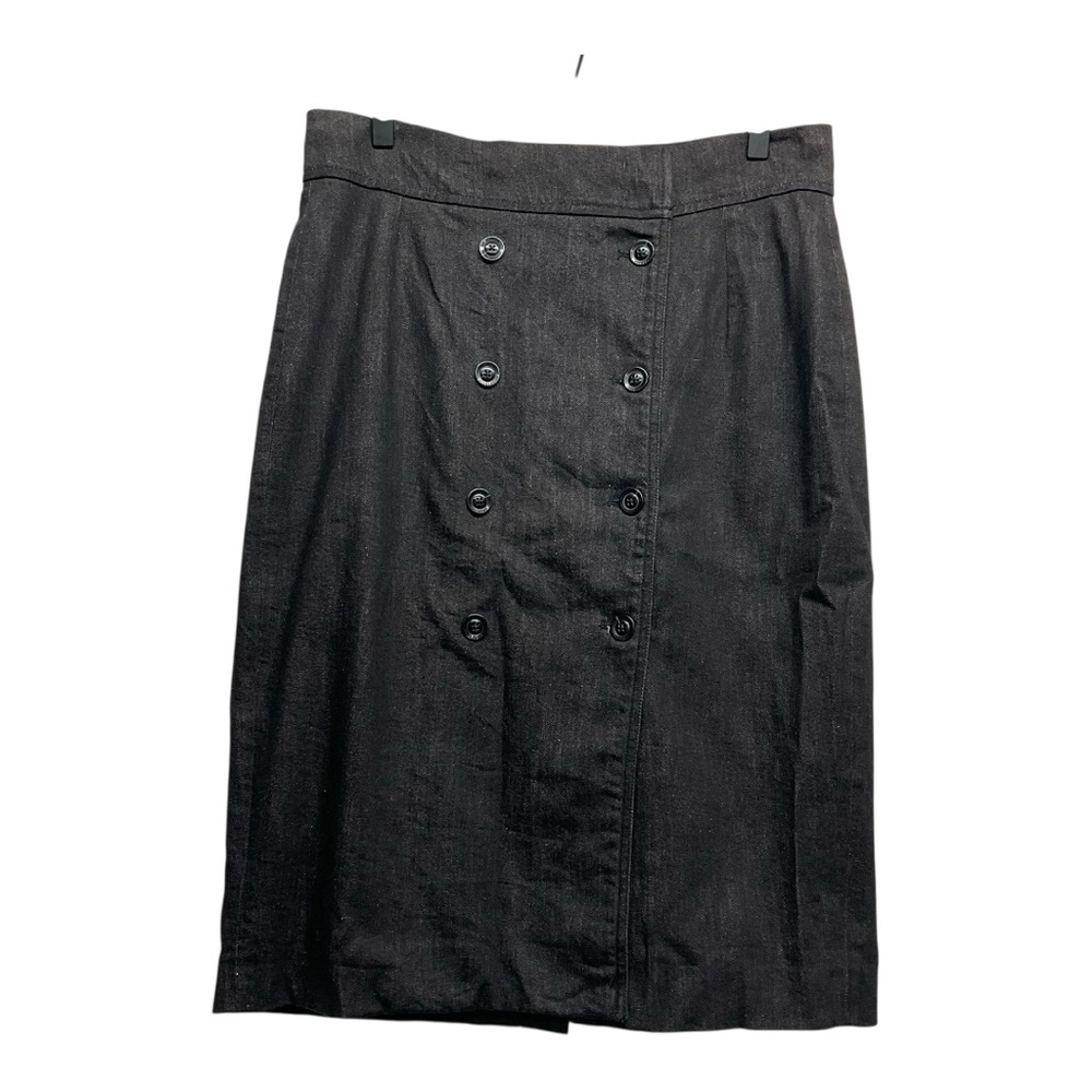 Claudia Sträter Amsterdam Denim Wrap Skirt Size 42 Fully Lined Classy Neutral